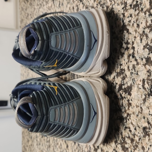 HOKA One One Bondi 6 Men's Blue Running Shoe Size 12.5 - Picture 4 of 9